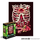 Puzzle Rick & Morty - Anatomy Park (drewniane)