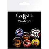 Sada odznaků Five Nights at Freddy's - Five Nights at Freddy's Pin Set (Youtooz) dupl