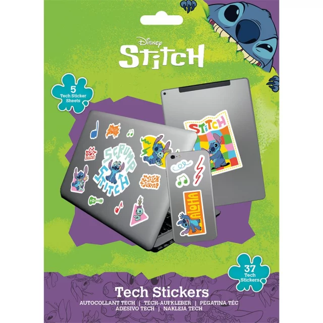 Samolepky Lilo & Stitch -  Stitch and Angel (800 ks) dupl