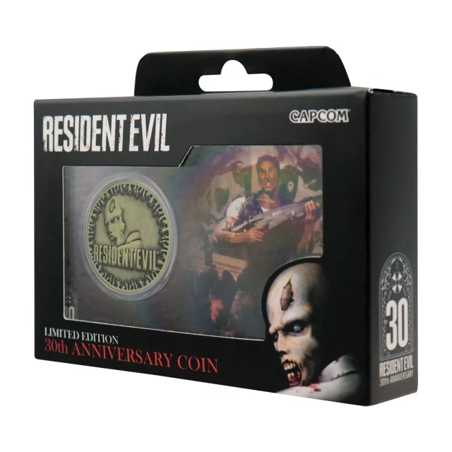 Sběratelská mince Resident Evil - 30th Anniversary Presentation Coin - Ograniczone w sztukach