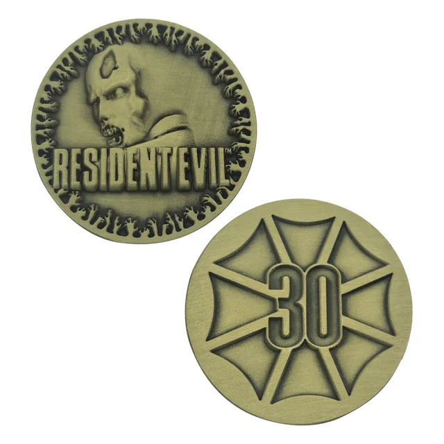 Sběratelská mince Resident Evil - 30th Anniversary Presentation Coin - Ograniczone w sztukach