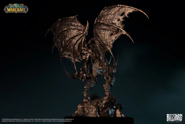 Soška World of Warcraft - Illidan Stormrage (Bronze-Colored) 1/10