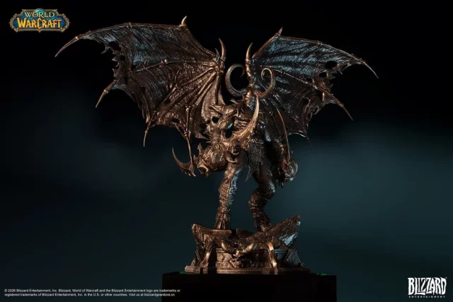 Soška World of Warcraft - Illidan Stormrage (Bronze-Colored) 1/10