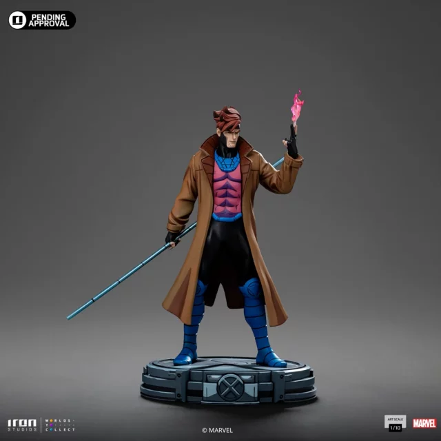 Soška X-Men - Gambit ’97 Art Scale 1/10 (Iron Studios)