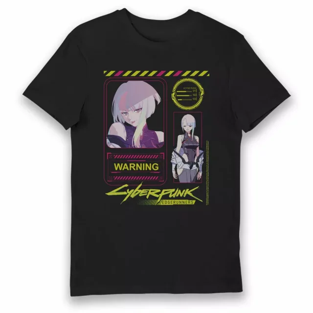 Koszulka Cyberpunk 2077 - Edgerunners Lucy Warning (rozmiar XL) - Cyberpunk: Edgerunners