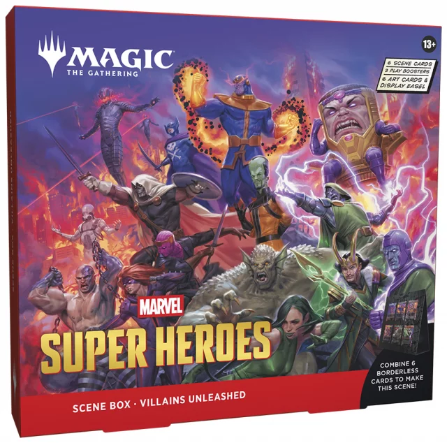 Zestaw Magic: The Gathering Marvel Super Heroes - Villains Unleashed Scene Box + Heroes United Scene Box - MTG: Marvel Super Heroes