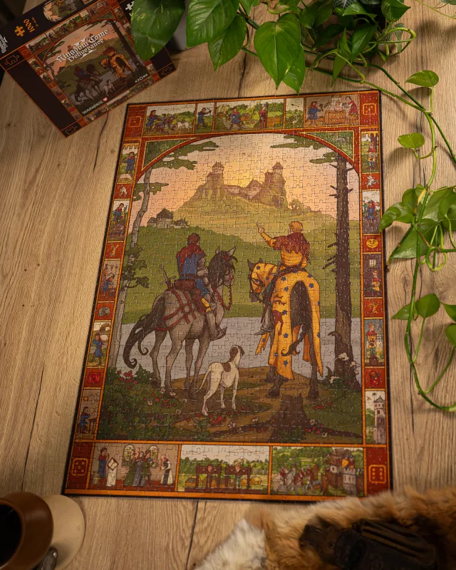 Zestaw puzzli Kingdom Come: Deliverance II - Troski Fanart + Droga na Troski + Keyart - Xzone Originals