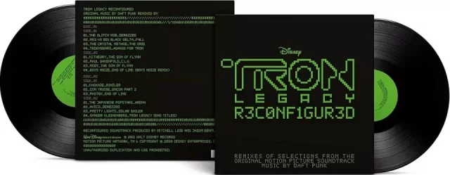 Okazyjny zestaw Tron - Oficjalny soundtrack Tron, Tron: Legacy + Tron: Legacy Reconfigured (vinyl) - Disney