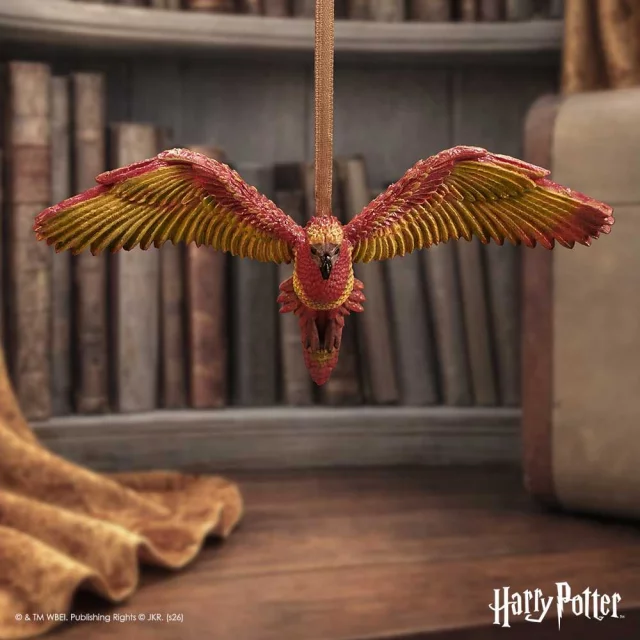 Závěsná dekorace Harry Potter - Fawkes in Flight - Wisiorek