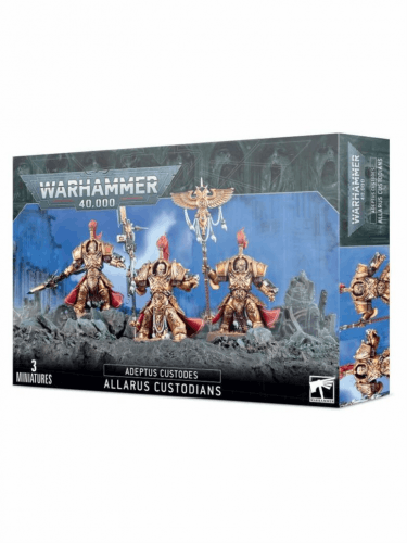 W40k: Adeptus Custodes - Allarus Custodians (3 figurki)