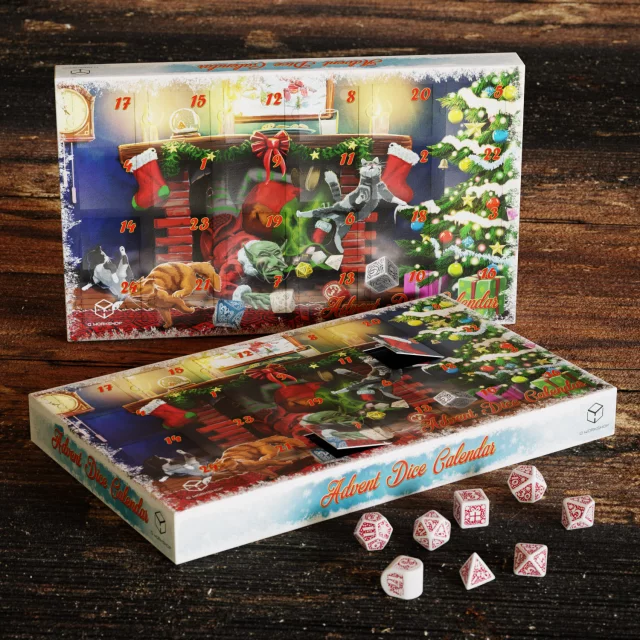 Kalendarz adwentowy Mystery Dice (Q-Workshop) - Kości do gry