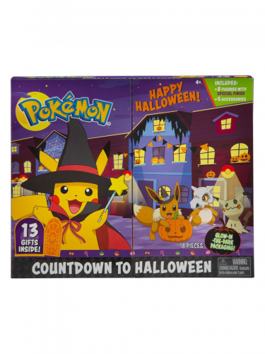 Pokémon Halloween kalendarz z figurkami