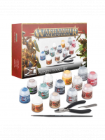 Zestaw farb Citadel Age of Sigmar Paints + Tools (13 kolorów, pędzel, skrobaczka, szczypce)