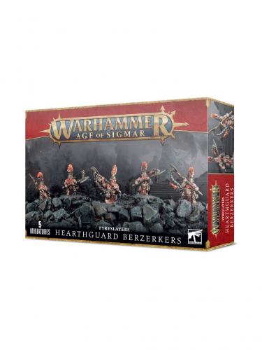 W-AOS: Fyreslayers - Hearthguard Berzerkers (5 figurek)