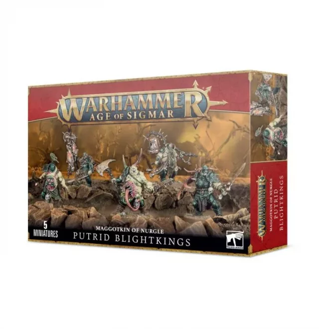 W-AOS: Nurgle Rotbringers - Putrid Blightkings (5 figurek)