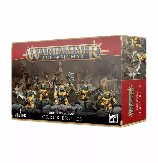 W-AOS: Orruk Warclans - Orruk Brutes (5 figurek)