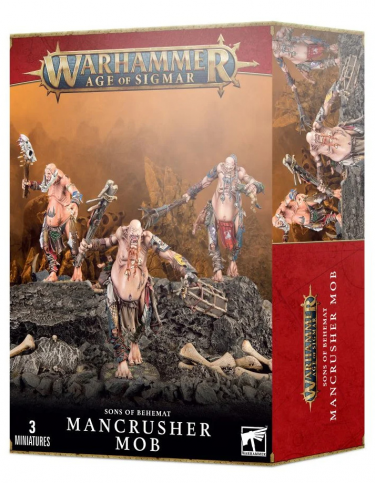 W-AOS: Sons of Behemat - Mancrusher Mob (3 figurki)