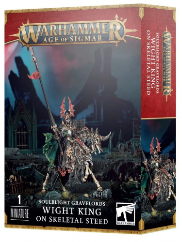 W-AOS: Soulblight Gravelords - Wight King on Skeletal Steed (1 figurka)