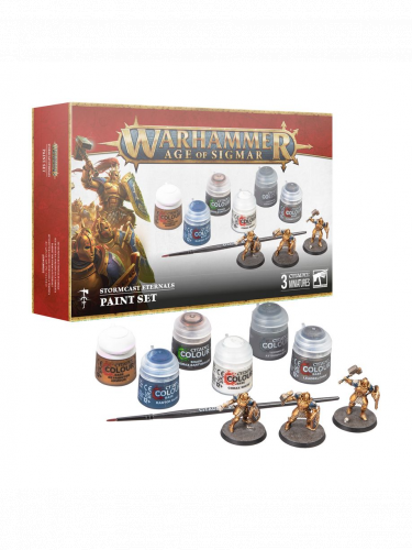 W-AOS - Stormcast Eternals Paint Set (3 figurki)