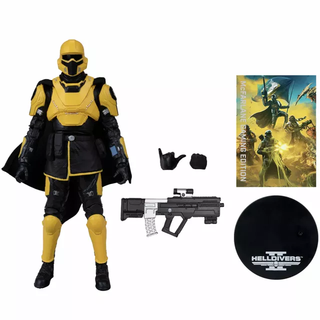 Figurka akcji Helldivers 2 - T4-40 Gold Eagle (McFarlane Toys)