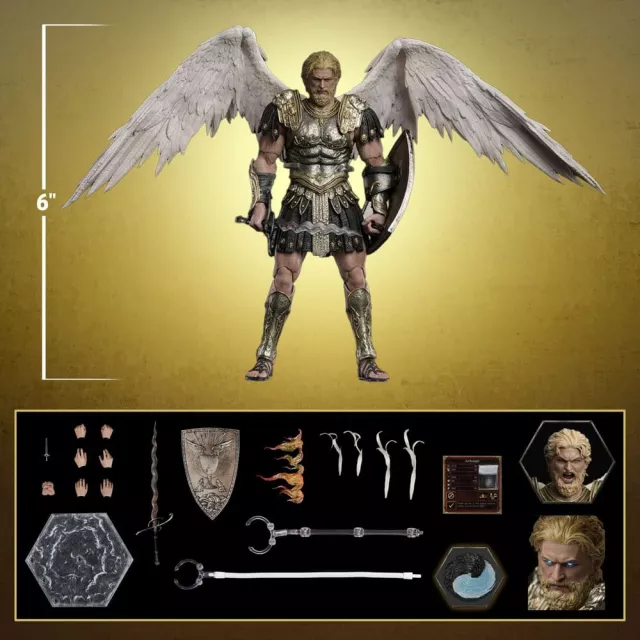 Figurka akcji Heroes of Might and Magic III - Archangel 1/12 (Deluxe Version) - Heroes of Might & Magic