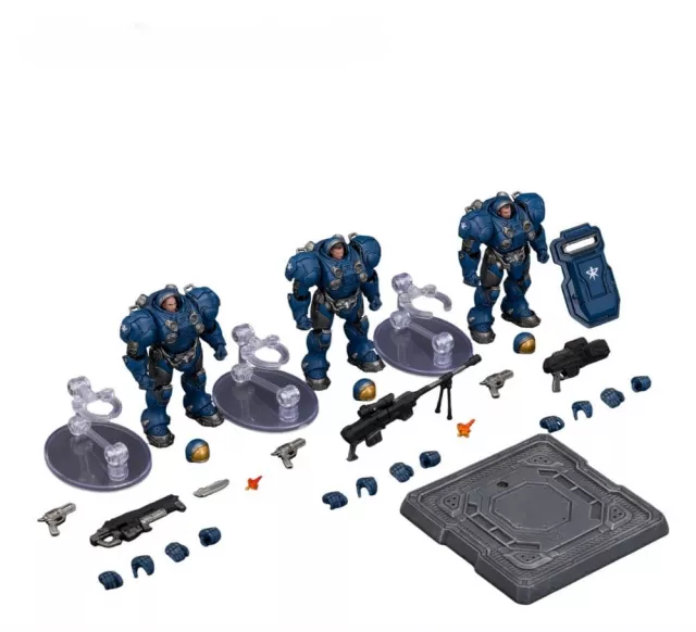 Figurka akcji StarCraft - Terran Marine Set (3 figurki)