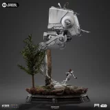 Statuetka Star Wars - AT-ST & Chewbacca (Iron Studios)