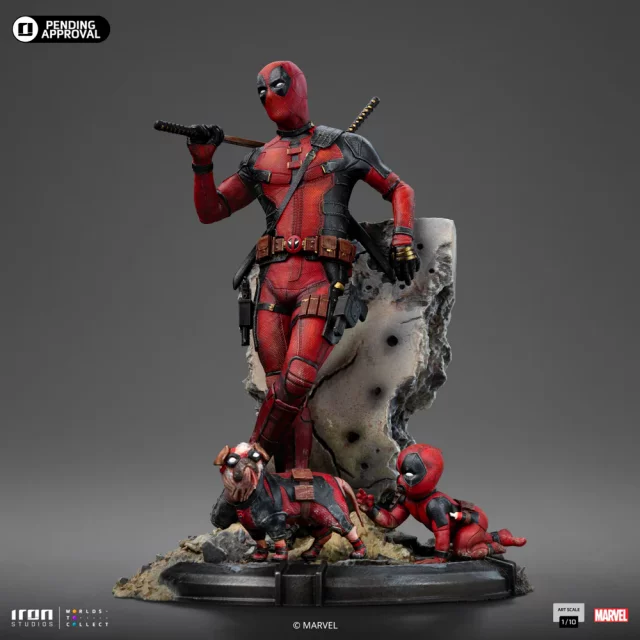 Statuetka Marvel - Deadpool (Iron Studios)