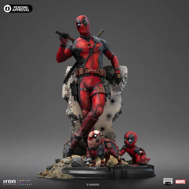 Statuetka Marvel - Deadpool (Iron Studios)