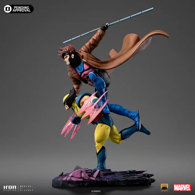 Statuetka Marvel - Gambit & Wolverine Deluxe (Iron Studios)