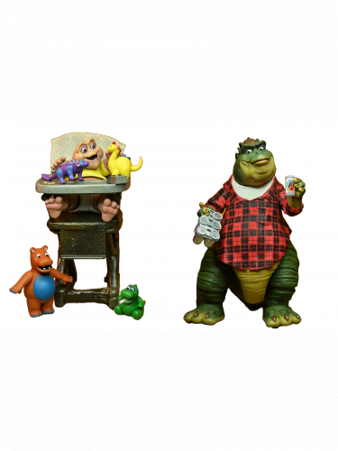 Okazyjny zestaw Dinosaurs - Figurka Earl Sinclair + Baby Sinclair (NECA)