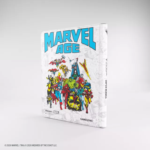 Album na karty Gamegenic - Marvel Super Heroes 18-pocket - Marvel Age - Kolekcjonerska gra karciana TCG