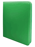 Album na karty Ultra PRO - 12-Pocket Zippered PRO-Binder - Green (480 kart)