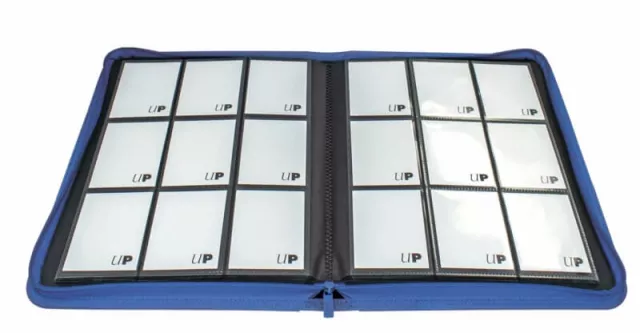 Album na karty Ultra PRO - Vivid 9-Pocket Zippered PRO-Binder - Blue (360 kart)
