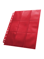 Strona do albumu Ultimate Guard - Side Loaded 18-Pocket Pages Red (1 sztuka)
