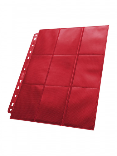 Strona do albumu Ultimate Guard - Side Loaded 18-Pocket Pages Red (1 sztuka)