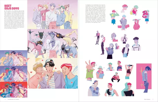 Książka KPop: The Art of Demon Hunters - Artbook