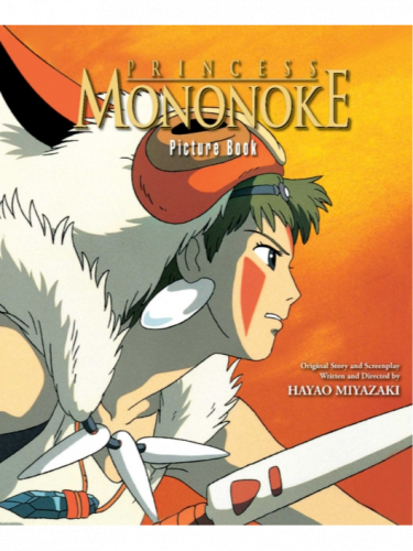 Książka ilustrowana Ghibli - Princess Mononoke Picture Book ENG