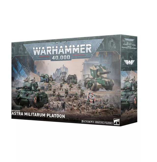 W40k: Astra Militarum - Astra Militarum Platoon (20 figurek) - Gra planszowa