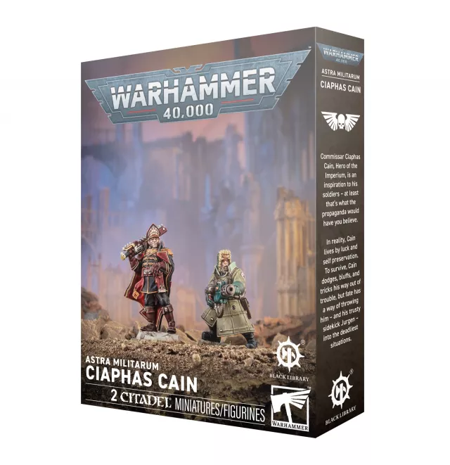 W40k: Astra Militarum - Ciaphas Cain (2 figurky) - Gra planszowa