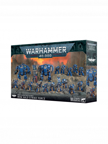 W40k: Battleforce: Space Marines - Iron Halo Strike Force (18 figurek)