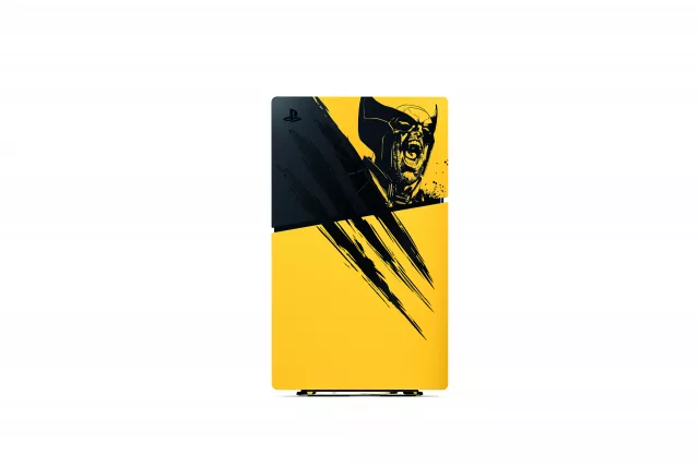 Osłona na konsolę PlayStation 5 Slim - Marvel’s Wolverine Battle Yellow Limited Edition - Akcesoria