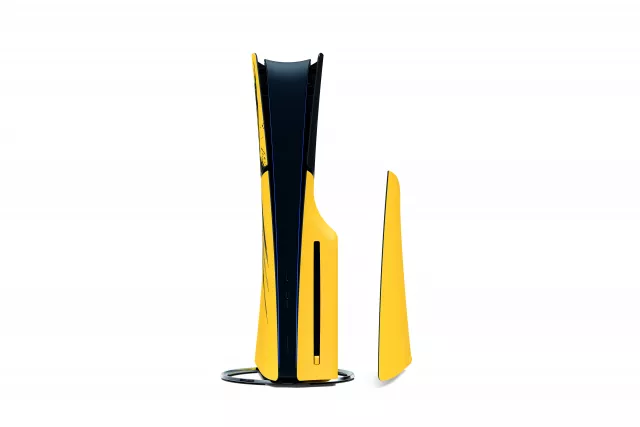 Osłona na konsolę PlayStation 5 Slim - Marvel’s Wolverine Battle Yellow Limited Edition - Akcesoria