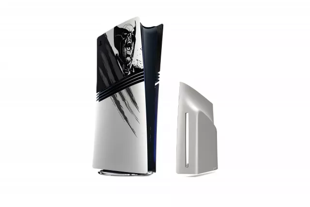 Obudowa na konsolę PlayStation 5 Pro - Marvel’s Wolverine Adamantium Limited Edition - Akcesoria