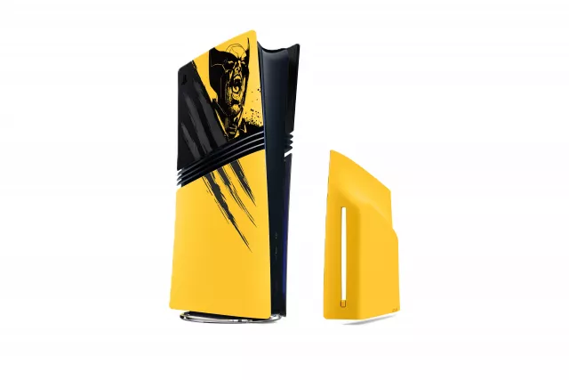 Obudowa na konsolę PlayStation 5 Pro - Marvel’s Wolverine Battle Yellow Limited Edition - Akcesoria