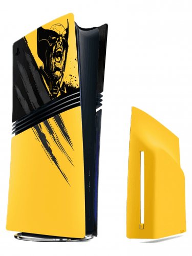 Obudowa na konsolę PlayStation 5 Pro - Marvel’s Wolverine Battle Yellow Limited Edition (PS5)