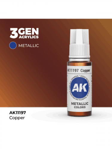 AK 3Gen (Copper - Metallic) - farba bazowa, miedź