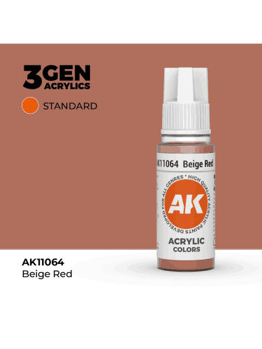 AK 3Gen (Beige Red - Acrylic) - farba bazowa, beżowo-czerwony