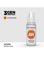 AK 3Gen (White Grey - Acrylic) - farba bazowa, biało-szary