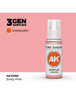 AK 3Gen (Sickly Pink - Acrylic) - farba bazowa, bladoróżowy